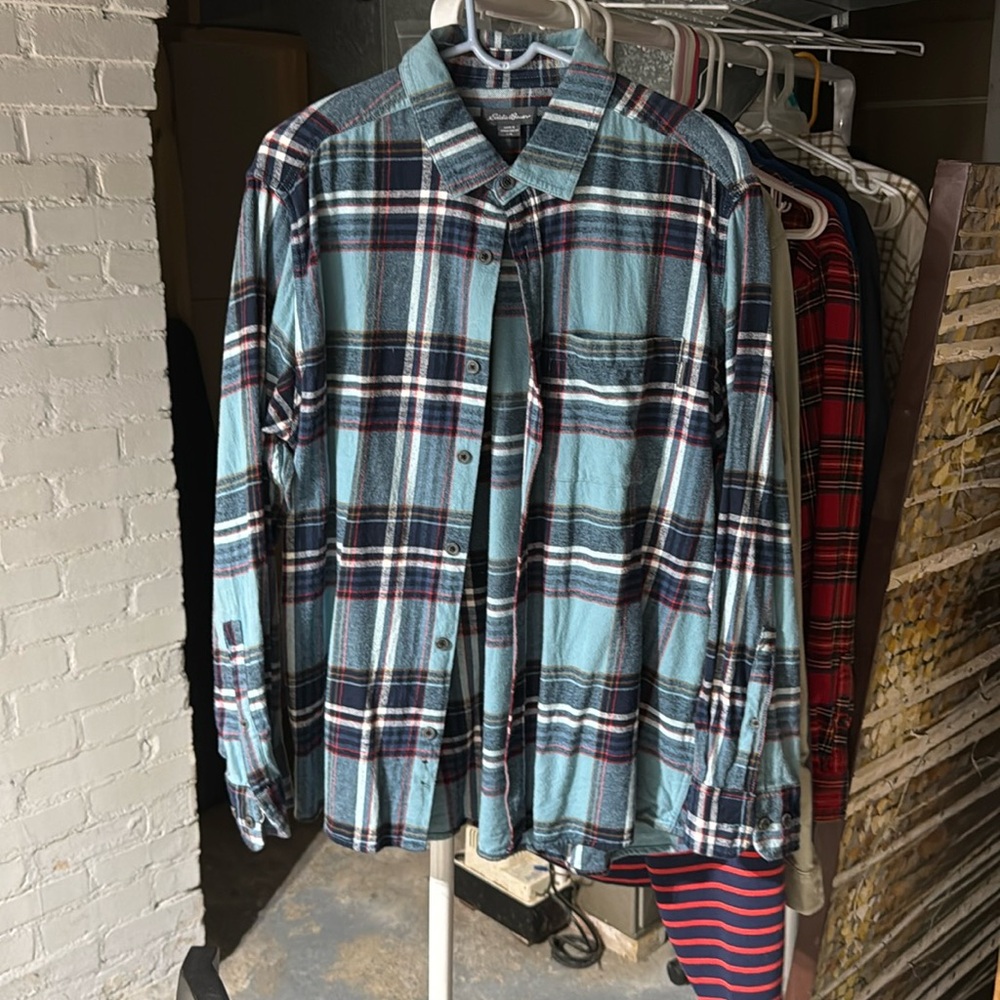 Men’s large eddie Bauer flannel